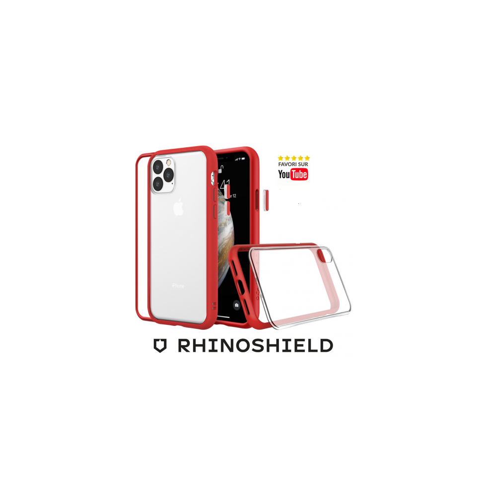 COQUE IPHONE 12 / 12 PRO RHINOSHIELD MOD NX ROUGE