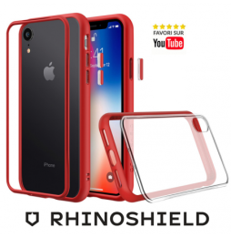 COQUE MODULAIRE ROUGE POUR IPHONE XR RHINOSHIELD