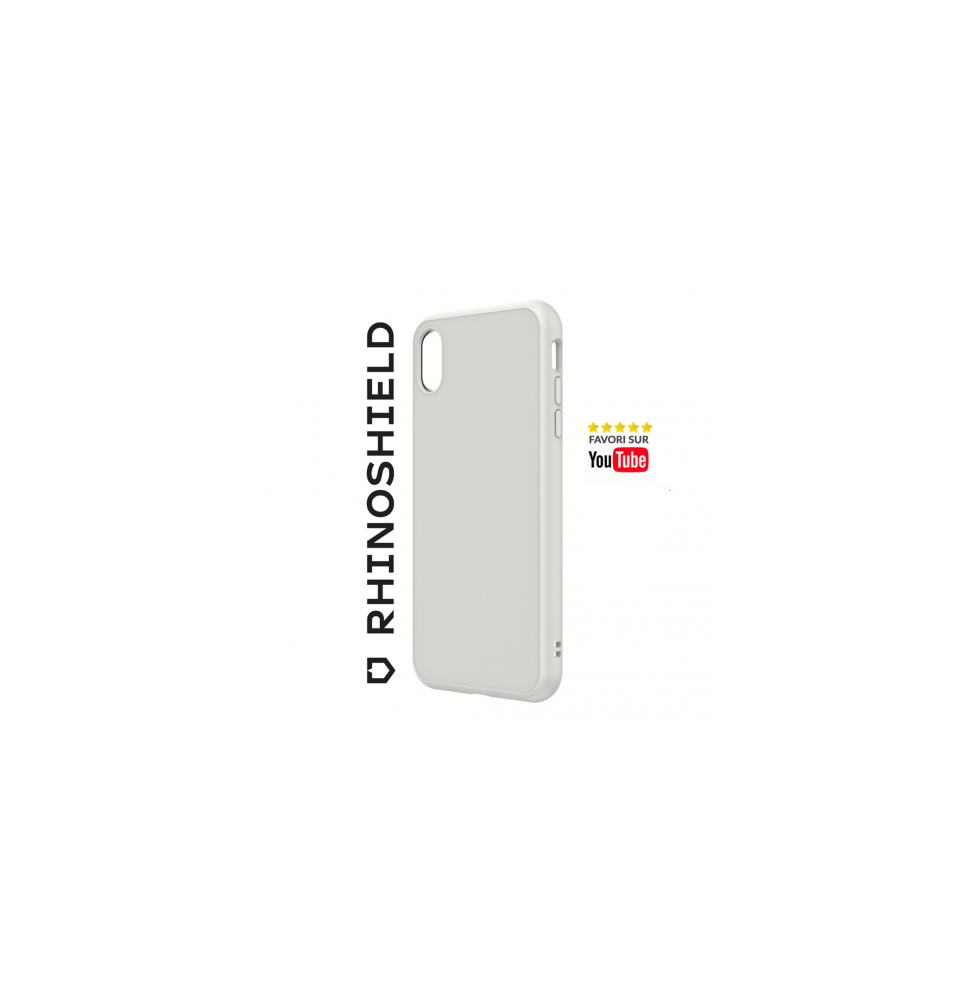 COQUE SOLIDSUIT BLANCHE CLASSIC POUR IPHONE XS/X RHINOSHIELD