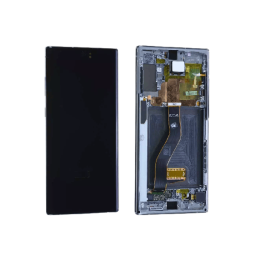 Écran Samsung Galaxy Note 10+ (N975F/N976B) Argent + Châssis Origine