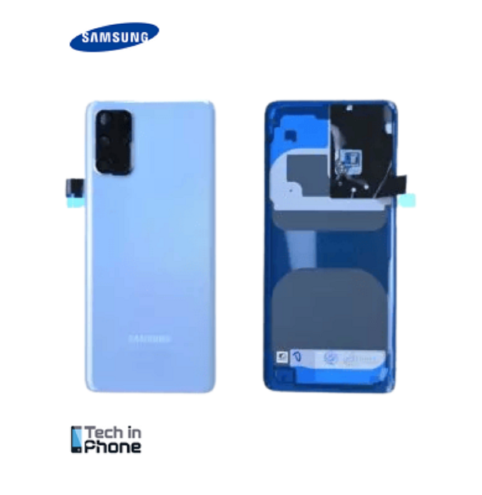Vitre arrière Samsung Galaxy S20+ 4G (G985F) / S20+ 5G (G986B) Bleue Origine