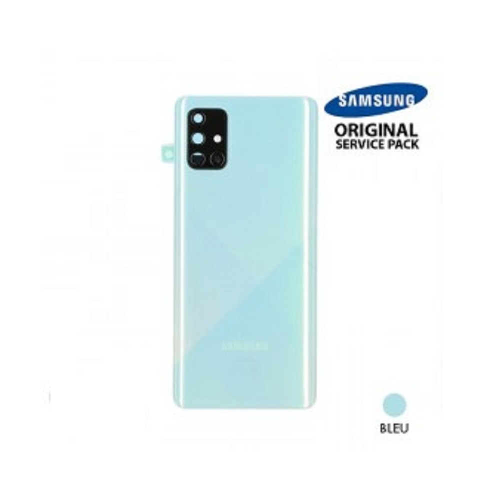 Vitre Arrière Bleue Origine Samsung Galaxy A71 (A715F)
