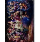 Plaque métal décorative The...