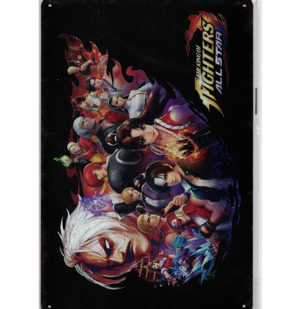 Plaque métal décorative Jeu : The King of Fighters All Star 20cm x 30cm