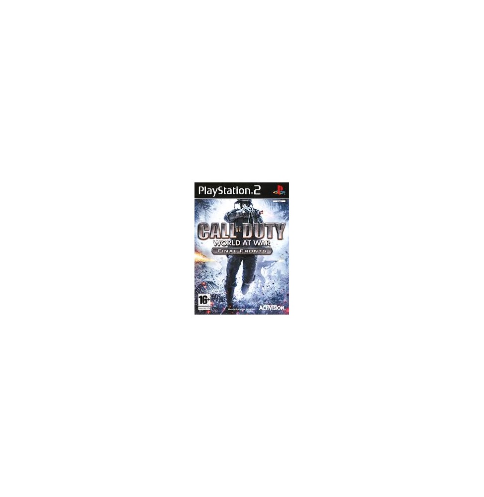 PS2 CALL OF DUTY WORLD AT WAR FINAL FRONTS