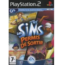 PS2 LES SIMS PERMIS DE SORTIR