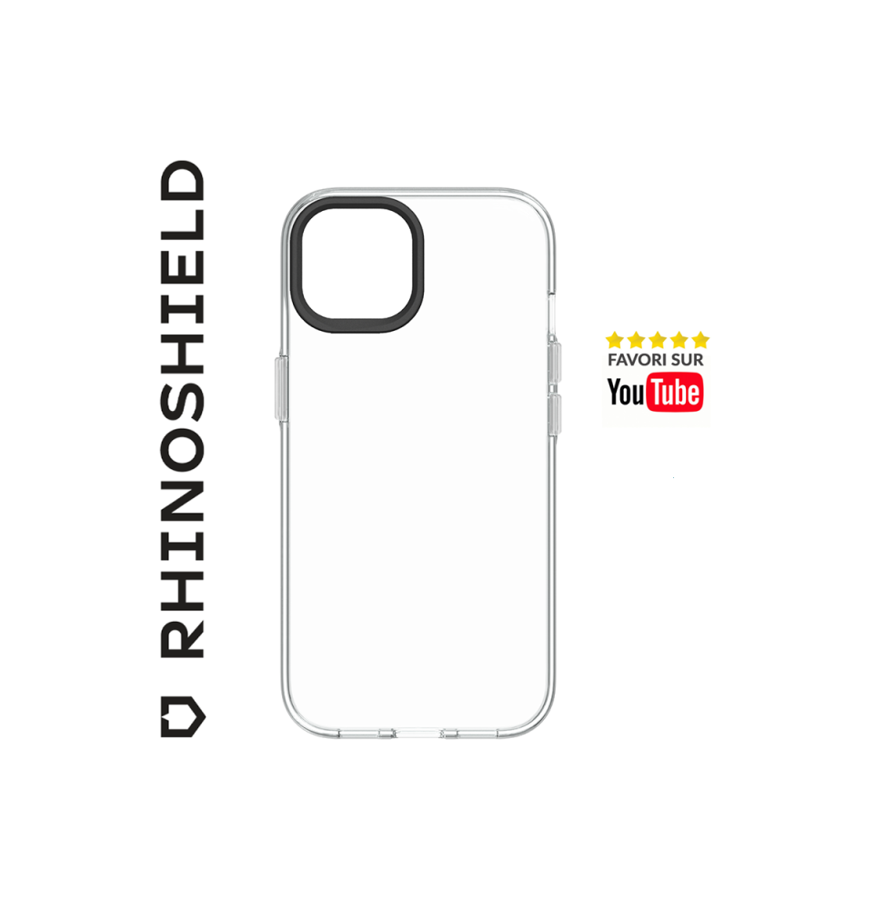 COQUE IPHONE 16 PLUS RHINOSHIELD SOLIDUIT TRANSPARENTE