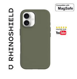 COQUE IPHONE 16 PLUS RHINOSHIELD SOLIDUIT VERTE MAGSAFE