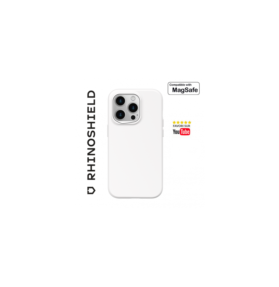COQUE SOLIDSUIT BLANCHE CLASSIC COMPATIBLE MAGSAFE POUR APPLE IPHONE 14 PRO MAX - RHINOSHIELD™