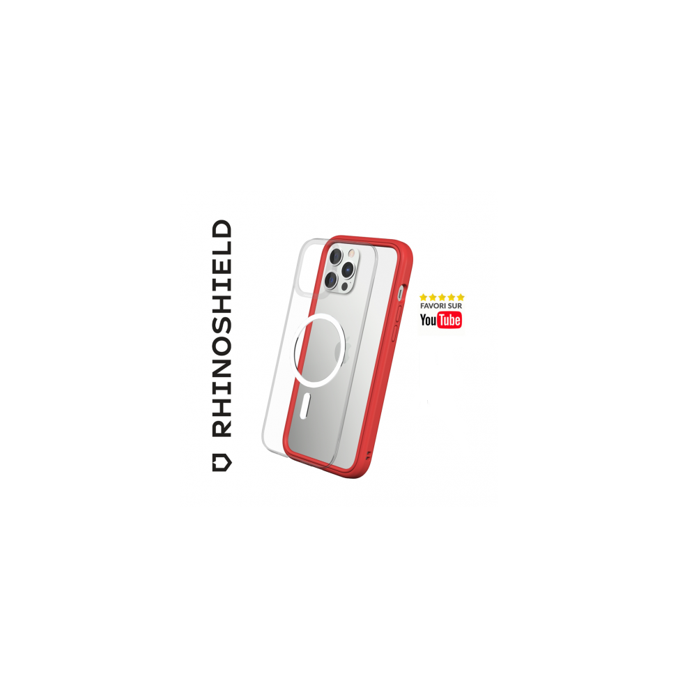 COQUE MODULAIRE MOD NX ROUGE MAGSAFE IPHONE 14 PRO RHINOSHIELD