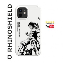 COQUE SOLIDSUIT POUR IPHONE 14 BLANCHE ONE PIECE LUFFY RHINOSHIELD
